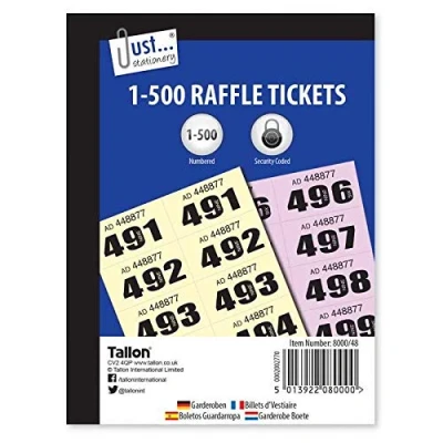Image of Tallon Cloakroom Ticket 1 500 8000