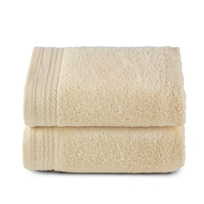Image of Top Towel Set of 2 Hand Towels Bath 100% Combed Cotton 600 g/m2 Measure 100 x 50 cm