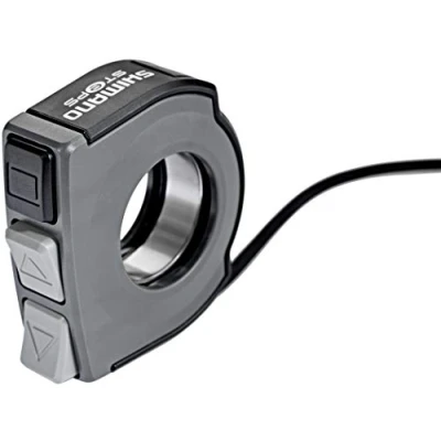Image of Shimano SW E6000 STEPS switch compatible with SEIS, cord bands A x2, B x1, grey
