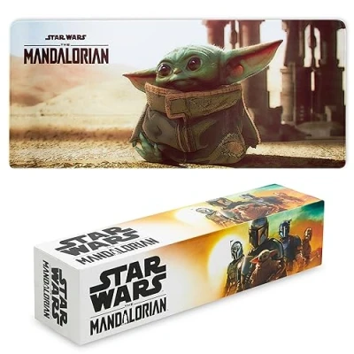 Image of Disney Stitch Desk Mat Large Mouse 80 x 36 cm Baby Yoda Protector PC Laptop Keyboard Gifts (Blue Stitch)