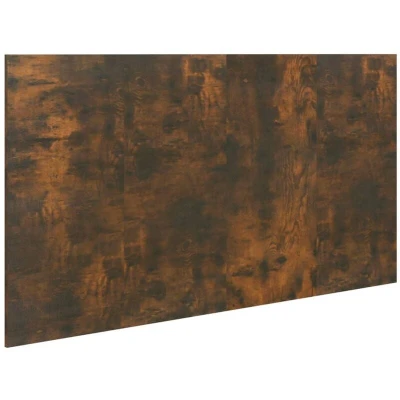 Image of vidaXL Bed Headboard Smoked Oak 160x1.5x80 cm Engineered Wood