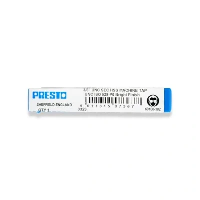 Image of Presto 60100 382 3/8x16 UNC Hand Tap Second