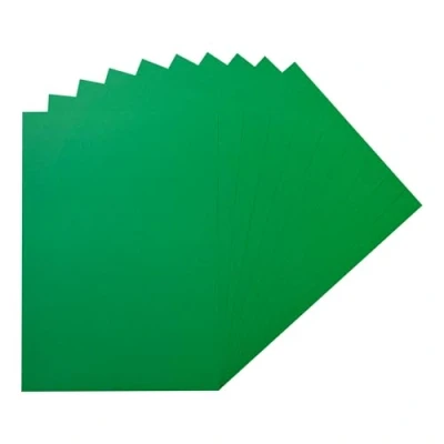 Image of Pack of 50 A5 Green Coloured Card 160gsm Sheets