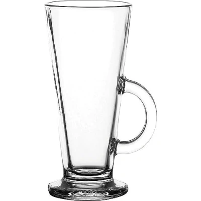 Image of Pasabahce Toughened Columbia Latte Glass 10oz / 280ml Case of 12 Hot Drinks Glasses