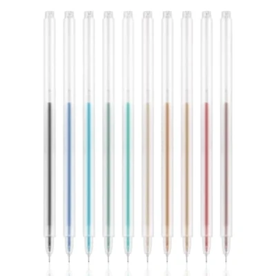 Image of EooUooIP Gel Ink Pens,10 pcs Pen Pens Office Supplies Ballpoint Colored Fine Point Smooth Writing for Journaling Note Taking