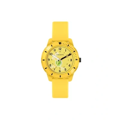 Image of Lacoste Analogue Quartz Watch for Kids Mini Tennis Collection with Yellow Silicone Bracelet 2030060