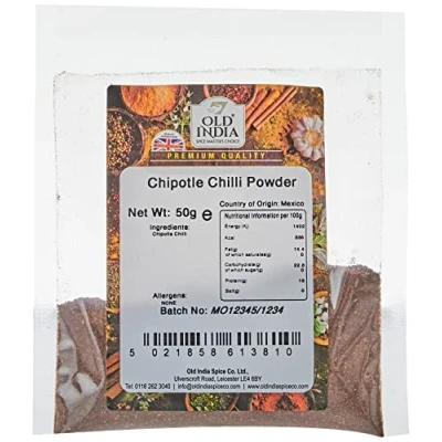 Image of Old India Chipotle Chilli Powder 50g