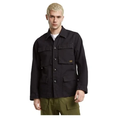 Image of G STAR RAW Men&#039;s 4 piece overshirt Field jacket, black (dk gd D25207 D752 B564), L