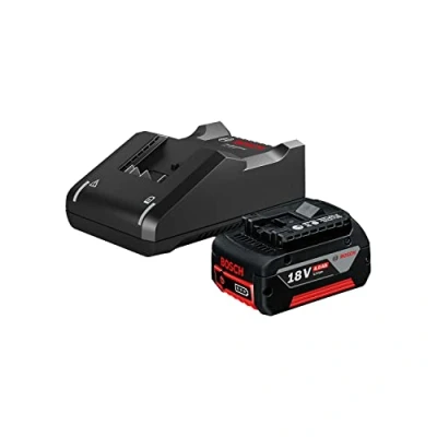 Image of Bosch Professional 18V System battery starter set (1x GBA 4.0Ah + fast charger GAL 40, in cardboard box)