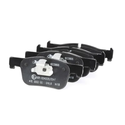 Image of 34106884243, 34116850568, 34116874331 Brake pad set ATE 13.0460 3866.2 prepared for wear indicator, excl. warning contact BMW: 3 Saloon