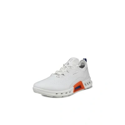 Image of ECCO Men&#039;s Biom C4 Gore Tex Waterproof Golf Shoe, White/Mazarine Blue, 9 9.5