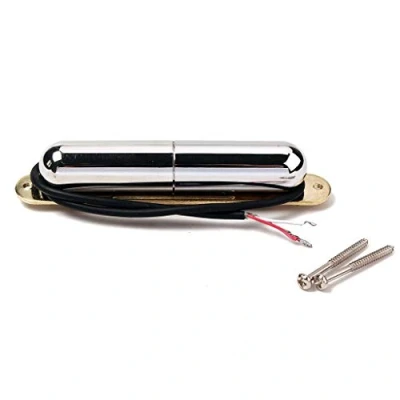 Image of Alnicov Guitar Lipstick Tube Pickup,Guitar Single Coil Pickup for ST Accessory Parts,Chrome