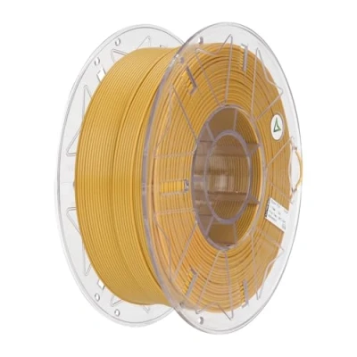 Image of Creality PLA Filament 1.75mm for K2 Plus Combo, RFID 3D Printer High Speed 30 600mm/s, 1kg(2.2lbs)/Spool Hyper Support CFS, Fits Most Printers (Gold)
