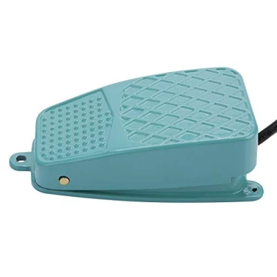 Image of TFS 2 250V 10A Foot Pedal Switch Nonslip Metal Momentary Power Controller 1000 times/hour