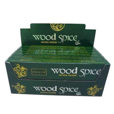 Image of WOOD SPICE NATURAL INCENSE by NANDITA FRAGANCES