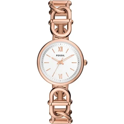 Image of Fossil Women&#039;s Analogue Quartz Watch with Stainless Steel Strap ES5273