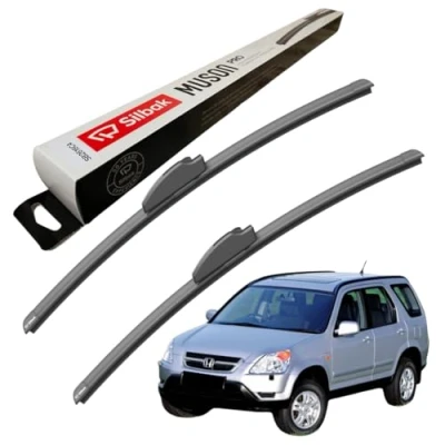 Image of Silbak Windscreen Wipers, for HONDA CR V (10/1995 07/2002) Wiper Blades, 480mm/480mm