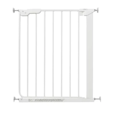 Image of Bettacare Super Narrow Pet Gate, White, 60.5cm 66.5cm, Extra Dog Safety Barrier for Puppies and Pets