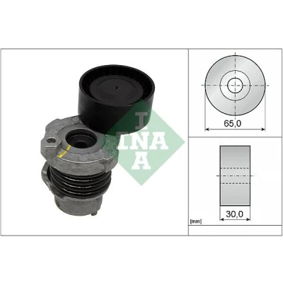 Image of 117506193R Tensioner Lever, v ribbed belt INA 534 0590 10 65mm 30mm RENAULT: Kadjar, MEGANE 3 Coupe, Captur, DACIA: LOGAN MCV 2, NISSAN: Qashqai 2