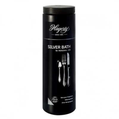 Image of Hagerty Silver bath immersion With tarnish protection 580 ml I Effective dip for or plated metal cleaning renewed shine basket