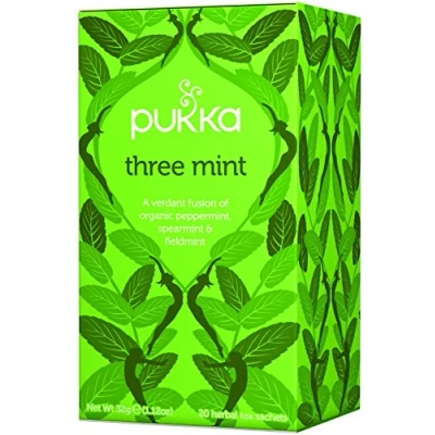 Image of PUKKA Herbal AYURVEDA Organic Three Mint Tea 20bags (PACK OF 5)
