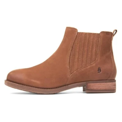 Image of Hush Puppies Women&#039;s Edith Ankle Boot, Tan, 7 UK
