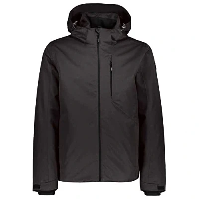 Image of CMP Men&#039;s Feel Warm Flat Padded Long Twil Jacket, Brown (Arabica), 60