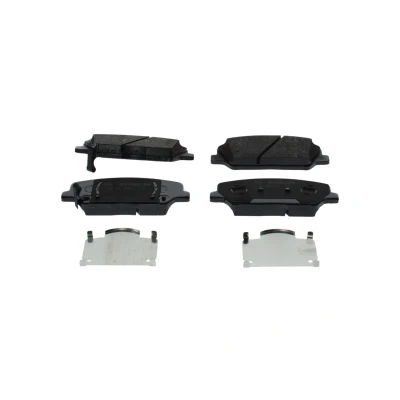 Image of 581012TA21 Brake pad set BOSCH 0 986 494 979 Low Metallic with integrated wear sensor anti squeak plate, mounting manual KIA: Optima / K5