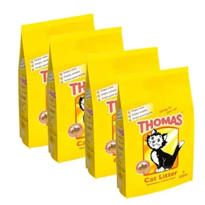 Image of Mars PET 233950 Thomas Cat Litter (5ltr) Pack of 4