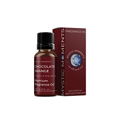 Image of Mystic Moments Chocolate Orange Fragrance Oil 10ml Perfect for Soaps, Candles, Bath Bombs, Burners, Diffusers and Skin &amp; Hair Care Items