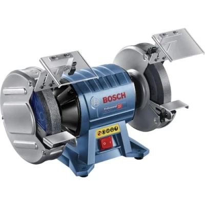 Image of Bosch Professional GBG 60 20 double grinder (600 W, grinding disc diameter 200 mm, no load speed 3,600 min 1, including 2x in normal grit, carton)