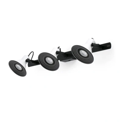 Image of Cup 3 Light Indoor Adjustable Wall Spotlight White, Black, GU10