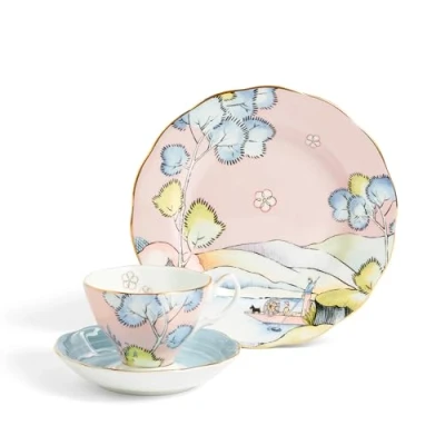 Image of 100 Years Teacup Saucer Plate, 3 Piece Set, Enchantment 1930