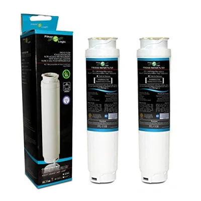 Image of FilterLogic FFL 110B Fridge Water Filter Compatible with UltraClarity 00740560, 740560/644845 for BOSCH, SIEMENS, Neff, Gaggenau, Miele, HAIER 0060820860, RF 2800 13, SUPCO WF299 (2 Pack)
