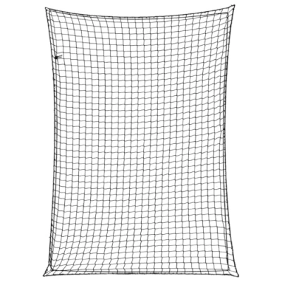 Image of vidaXL Trailer Net with Elastic Rope Black 3.5x2.5 m PP