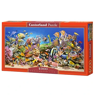 Image of Castorland CSC400089 Hobby Panoramic Underwater Life Jigsaw Puzzle, 4000 Pieces Set, Multicolor