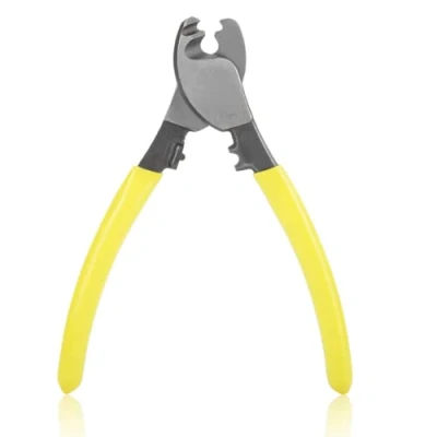 Image of Cable Cutter, Cutting Pliers 6 Inch Chrome Vanadium Steel Wire Cutter Electric Hand Tool, &quot;Cable Clamp Crimping Crimp Plier
