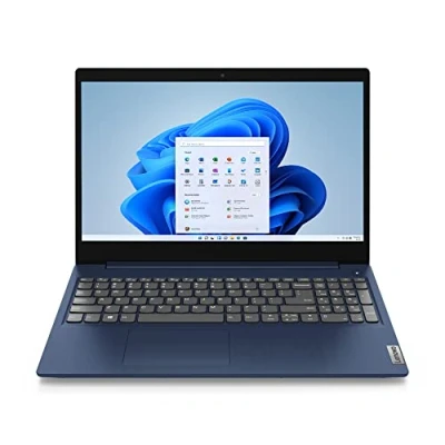 Image of Lenovo IdeaPad 3i 15 Inch Full HD Laptop (Intel Core i3 1115G4 Processor, 4GB RAM, 128GB Storage, Windows 10 Home S Mode) Abyss Blue (Renewed)