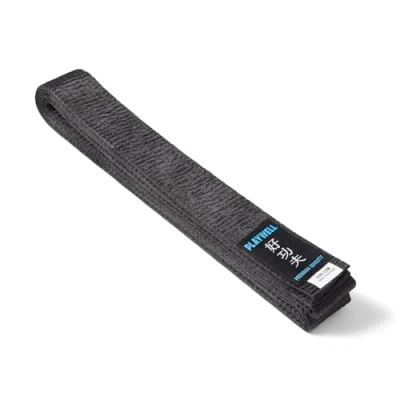Image of Playwell Martial Arts Black Instructors Standard Quality Satin Belt 1.75&quot; Wide NEW (320cm)
