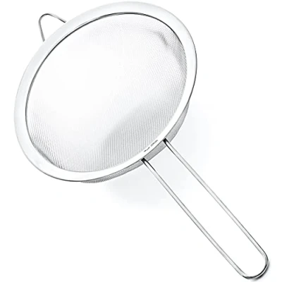 Image of Proto Future 20cm Fine Mesh Sieve Premium 304 Stainless Steel (18/8) Large Strainer/Sifter for The Kitchen