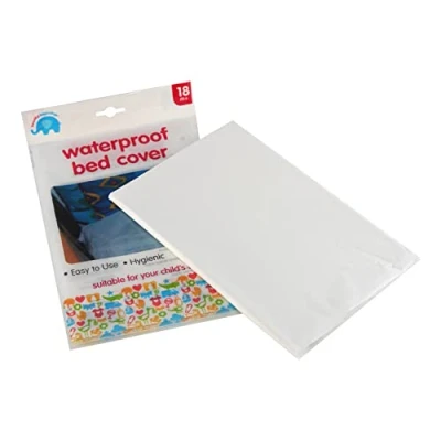 Image of Waterproof Bed Cover Child Single Mattress Protector Wetting Sheet For Child, Baby, &amp; Pets, Size 200 x 100 cm