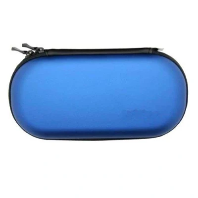 Image of OSTENT Protector Hard Travel Carry Shell Case Cover Bag Pouch Compatible for Sony PS Vita PSV Color Blue