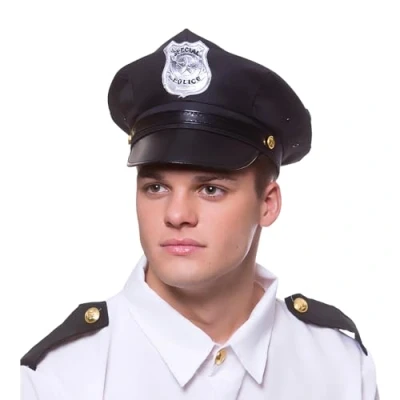 Image of Wicked Costumes Deluxe New York Cop Fancy Dress Hat