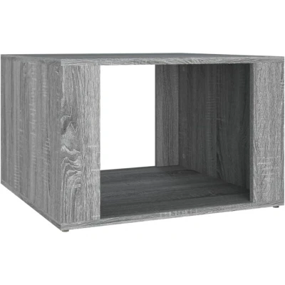 Image of vidaXL Bedside Table Grey Sonoma 57x55x36 cm Engineered Wood