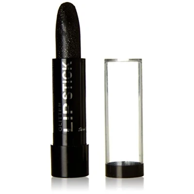 Image of Stargazer Glitter Lipstick, Black
