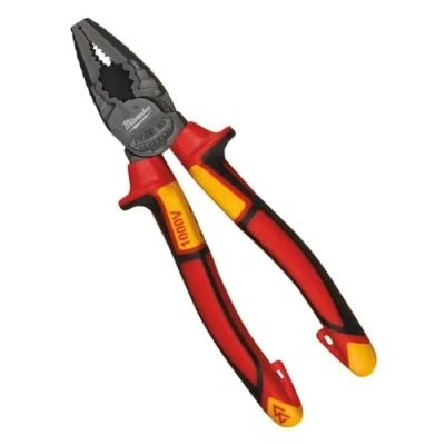 Image of Milwaukee 932464572 VDE Combination Pliers 180mm,Red