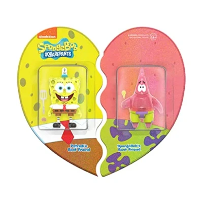 Image of SUPER7 Spongebob Squarepants: &amp; Patrick Con Exclusive Reaction Figure