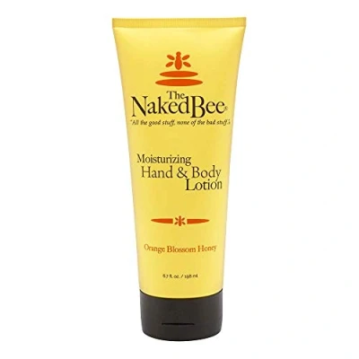 Image of The Naked Bee Orange Blossom Honey Hand &amp; Body Lotion 6.7oz. Moisturising Skin Care. for Dry Skin. Care Moisturiser.