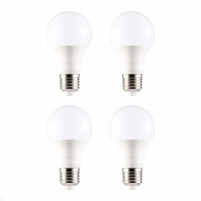 Image of TEKLED® A60 LED Bulbs E27 Edison Screw Energy Saving 9W Light Bulb 60W Incandescent Equivalent 4000K DIMMABLE 765LM 4 Pack Cool White