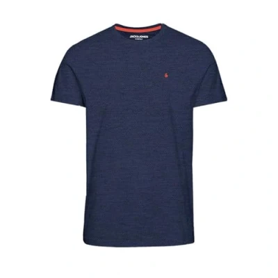 Image of JACK &amp; JONES Men&#039;s Jjepaulos Tee Ss Crew Neck Noos Pls T Shirt, Denim Blue, 5XL